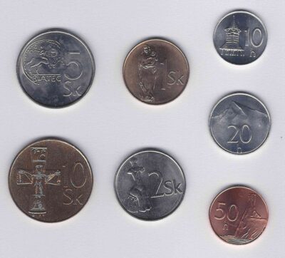 Worldcoins / Slovakia / Slowakije/ Diverse / Serie 3