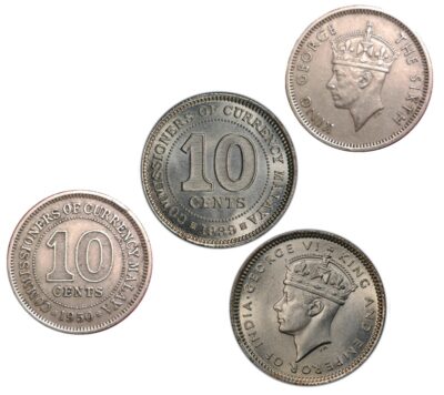 Worldcoins Malaya 10 Cents