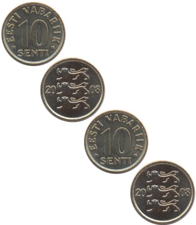 Worldcoins Estonia 10 Senti