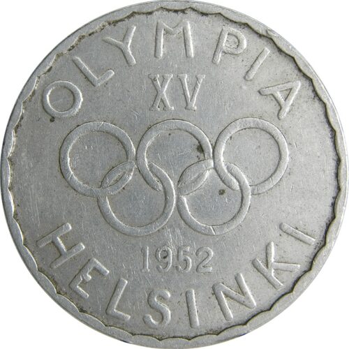 Worldcoins / Km 035 / Finland / 500 Markkaa / 1952 / Pr / Zilver 0.500