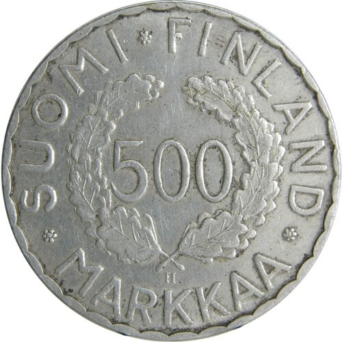 Worldcoins / Km 035 / Finland / 500 Markkaa / 1952 / Pr / Zilver 0.500 - Afbeelding 2