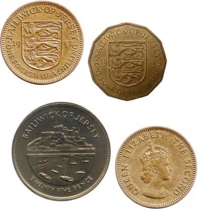 Worldcoins Jersey ¼ Shilling (25 Pence)