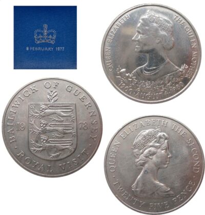 Worldcoins Guernsey 25 Pence