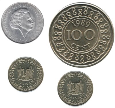 Worldcoins Suriname 100 Cent