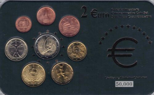 Euromunten / Italie / 2002-2006 / Unc / 8 Munten / 2€ Torino 2006