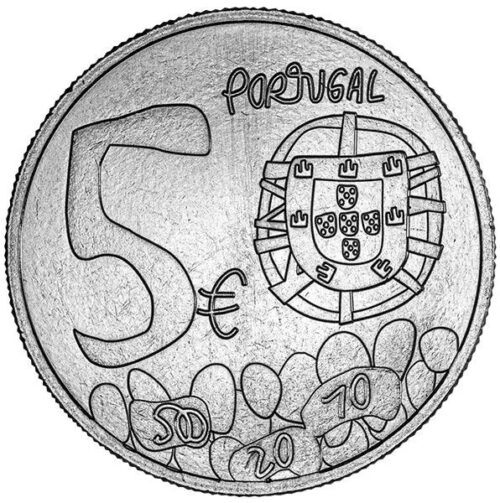 Euromunten / Portugal / 2024 / 5 Euro / Unc / The Knowledge - De Kennis - Afbeelding 2