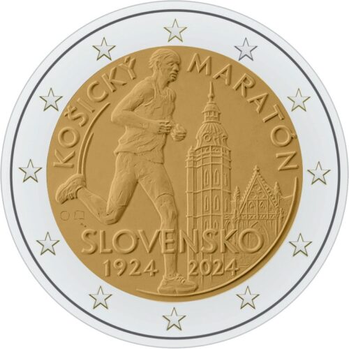 Euromunten / Slowakije / 2024 / 2 Euro / Coincard / Marathon Van Kosice - Afbeelding 2