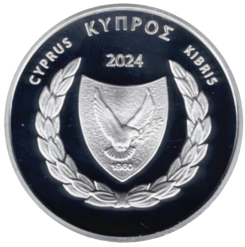 Euromunten / Cyprus / 2024 / 5 Euro / Proof / Toetreding Tot De Europese Unie - Afbeelding 2