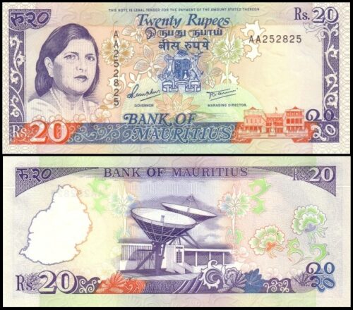 bankbiljetten / 036 / Mauritius / 20 Rupees / 1985 / Unc