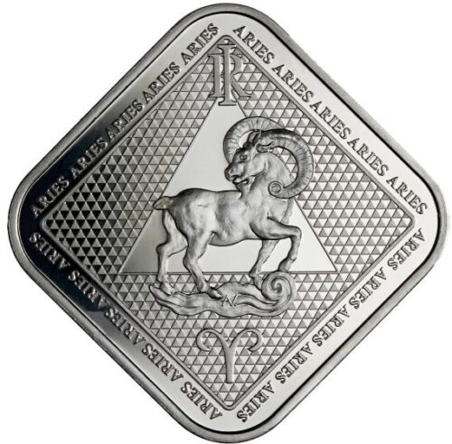 Euromunten / Italie / 2024 / 5 Euro / Fdc / Serie Sterrenbeelden / Ariete - Ram / Zilver 0.925 - Image 2