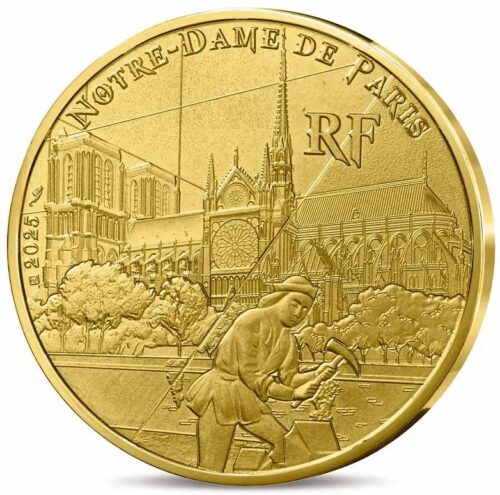 Euromunten / Frankrijk / 2025 / 25 Cent / Unc / Notre Dame De Paris