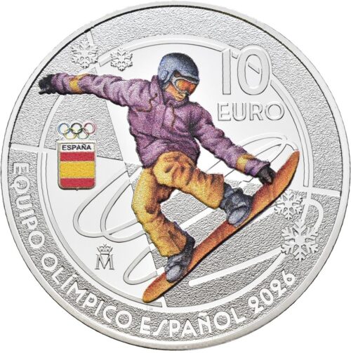 Euromunten / Spanje / 2025 / 10 Euro / Proof / Olympisch Team Spanje 2026