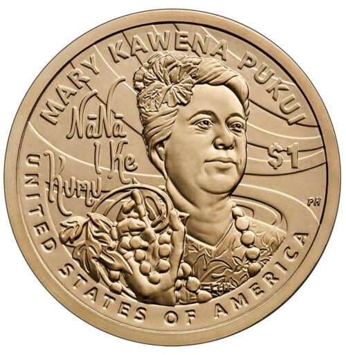 Worldcoins / USA / 2025 D / 1 Dollar / Unc / Native / Mary Kawena Pukui