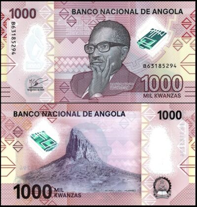 bankbiljetten / 162W(2) / Angola / 1000 Kwanzas / 2023 / Unc