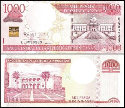 bankbiljetten / 187a / Dominican Republic / Dominicaanse Republiek / 1000 Pesos / 2011 / Unc