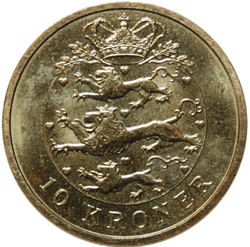 Worldcoins / Km 0896 / Denmark / Denemarken / 10 Kroner / 2008 / Unc - Afbeelding 2