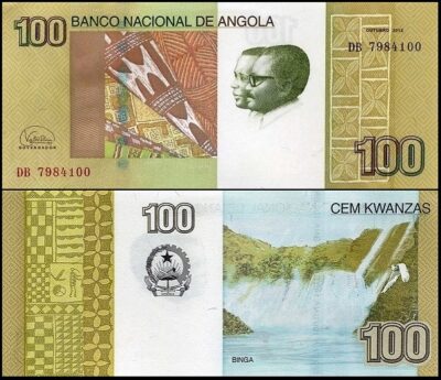 bankbiljetten / 153b / Angola / 100 Kwanzas / 2012 / Unc