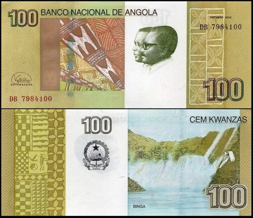 bankbiljetten / 153b / Angola / 100 Kwanzas / 2012 / Unc