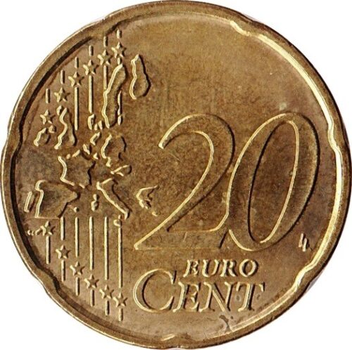 Euromunten / Duitsland / 2007 F / 20 Cent / Pr- / Oude Kaart