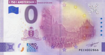 0 Euro Biljet / Netherlands / 2024 / 750 Jaar Amsterdam - Waegh Op De Dam