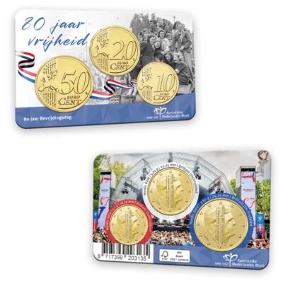 Euromunten / Nederland / 2025 / Coincard / 80 Jaar Vrijheid / Aankondiging