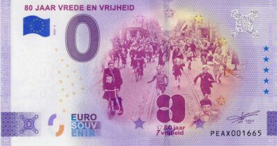 0 Euro Biljet / Netherlands / 80 Jaar Vrede En Vrijheid