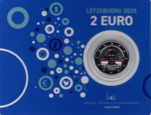 Euromunten / Luxemburg / 2025 / 2 Euro / Coincard / Troonsbestijging Van Groothertog Henri / Kleur / MMT Raaf