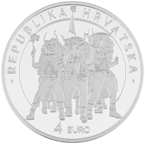 Euromunten / Kroatie / 2025 / 4 Euro / Bu / Halubje Bell Ringers - Afbeelding 2