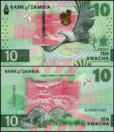 bankbiljetten / 062 / Zambia / 10 Kwacha / 2024 / Unc