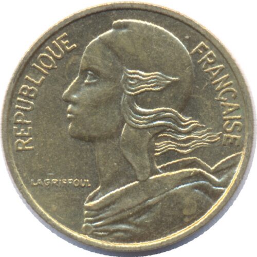 Worldcoins / Km 0933 / France / Frankrijk / 5 Centimes / 1998 / Unc