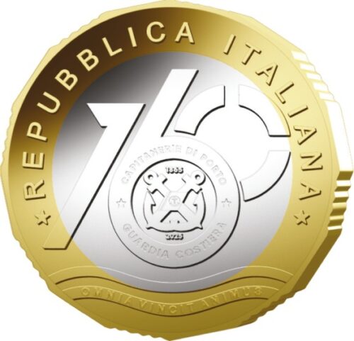 Euromunten / Italie / 2025 / 6 Euro / Fdc / Guardia Costiera / 160 Jaar Kustwacht - Afbeelding 3