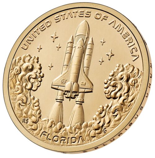 Worldcoins / Km New / United States of America / 2025 D / One Dollar / Florida