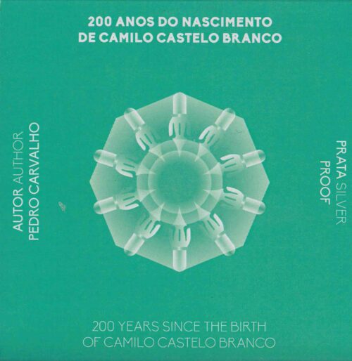 Euromunten / Portugal / 2025 / 5 Euro / Proof / 200 Jaar Camilo Castelo Branco
