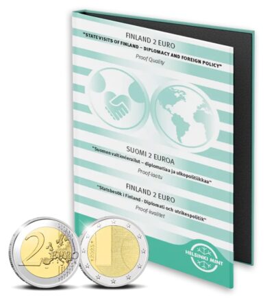 Euromunten / Finland / 2025 / 2 Euro / Proof / Staatsbezoek Van Finland