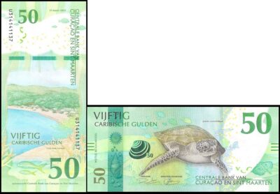 bankbiljetten / 003 / Curacao & Sint Maarten / 50 Gulden / 2025 / Unc