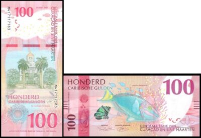 bankbiljetten / 004 / Curacao & Sint Maarten / 100 Gulden / 2025 / Unc