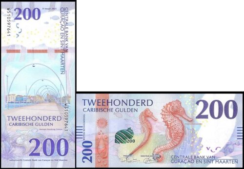 bankbiljetten / 005 / Curacao & Sint Maarten / 200 Gulden / 2025 / Unc
