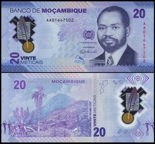 bankbiljetten / 155 / Mozambique / 20 Meticais / 2024 / Unc
