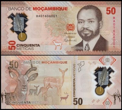 bankbiljetten / 156 / Mozambique / 50 Meticais / 2024 / Unc