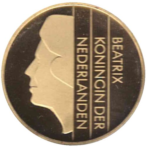 Nederland / 2001 / 1 Gulden / Proof / Gold 0.9999 - Afbeelding 2