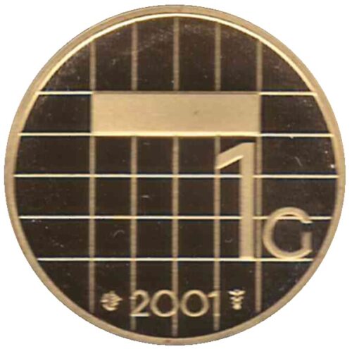 Nederland / 2001 / 1 Gulden / Proof / Gold 0.9999