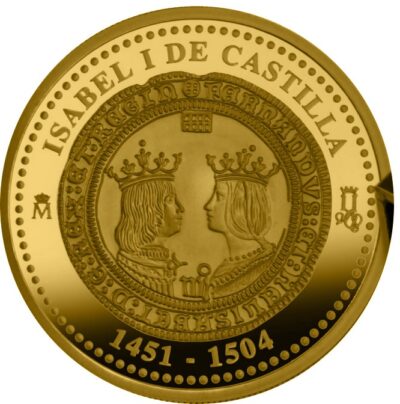 Euromunten / Spain / Spanje / 2004 / 200 Euro / Proof / Gold / 0.999 / Isabella I Of Castile / In Munthouder