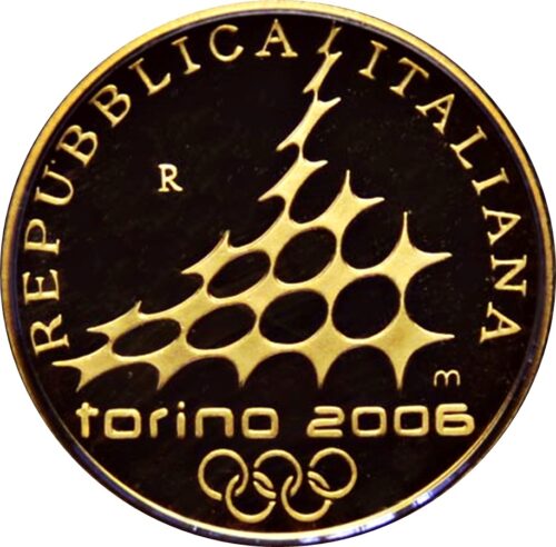 Euromunten / Italia / Italie / 2005 / 20 Euro / Proof / Gold 0.900 / Winterspelen In Turijn / Palazzo Madama - Afbeelding 2