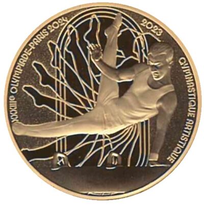 Euromunten / Frankrijk / 2023 / 50 Euro / Proof / Paris 2024 / Gymnastique Artistique / Gold 0.999