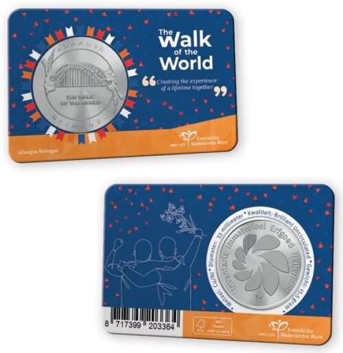 Euromunten / Nederland / 2025 / Coincard / 4-Daagse Nijmegen