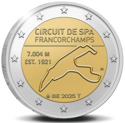 Euromunten / Belgie / 2025 / 2 Euro / Unc / Spa Francorchamps