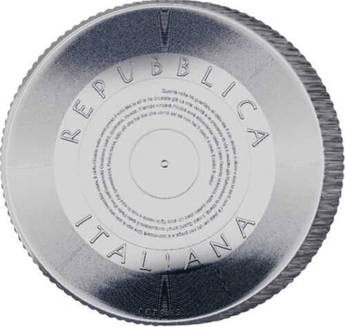Euromunten / Italie / 2025 / 5 Euro / Fdc / Serie Italiaanse Liedjes - De Lucht Door Renato Zero - Afbeelding 4