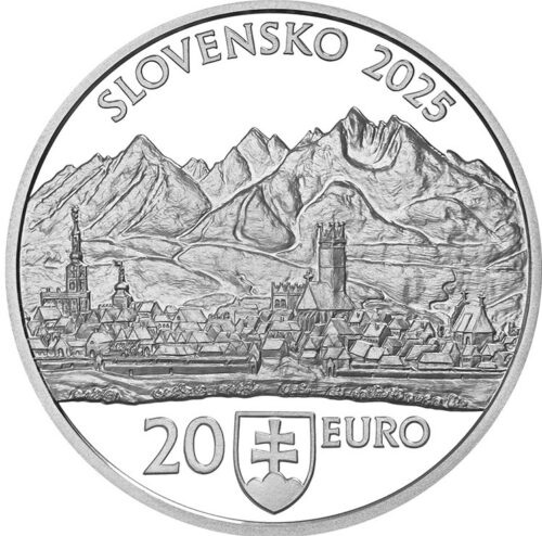 Euromunten / Slowakije / 2025 / 20 Euro / Proof / Kezmarok - Afbeelding 3