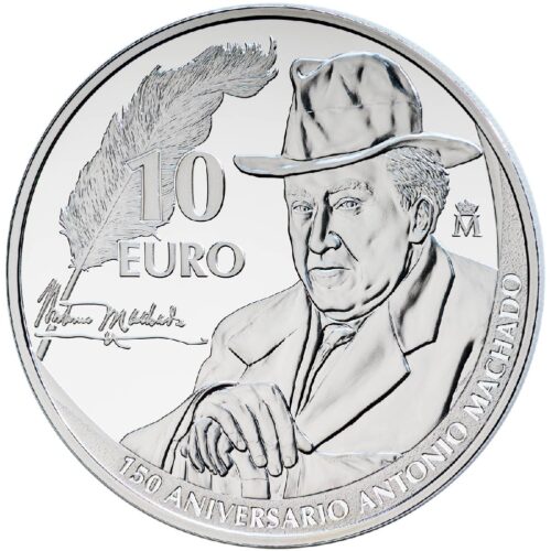 Euromunten / Spanje / 2025 / 10 Euro / Proof / 150 Jaar Antonio Machado - Afbeelding 2