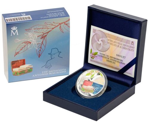 Euromunten / Spanje / 2025 / 10 Euro / Proof / 150 Jaar Antonio Machado - Afbeelding 3